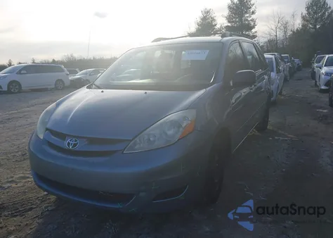 2007 Toyota Sienna Ce из США, поврежденный, VIN 5TDZK23C27S009292